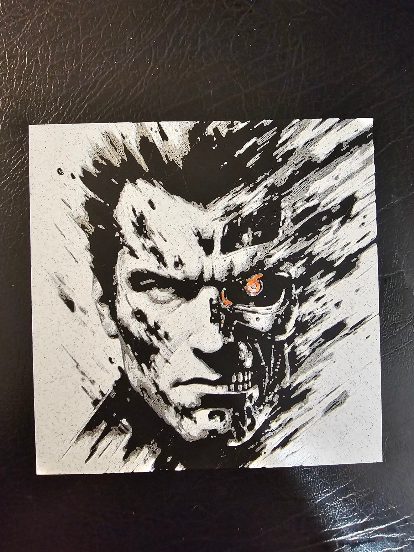 T-800 Terminator 3D Hueforge Art