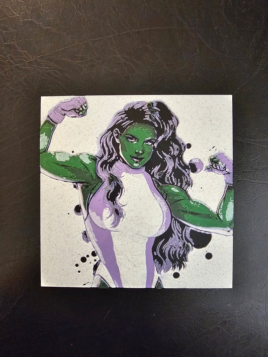 She-Hulk Hueforge 3D Art