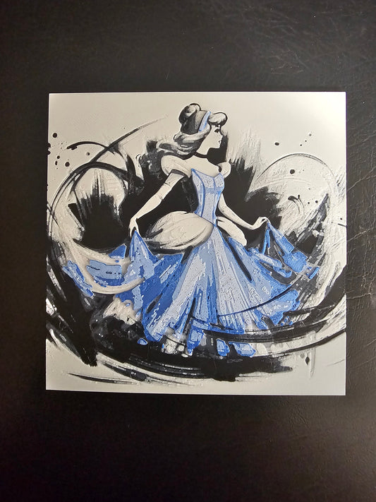 Cinderella 3D Hueforge Art