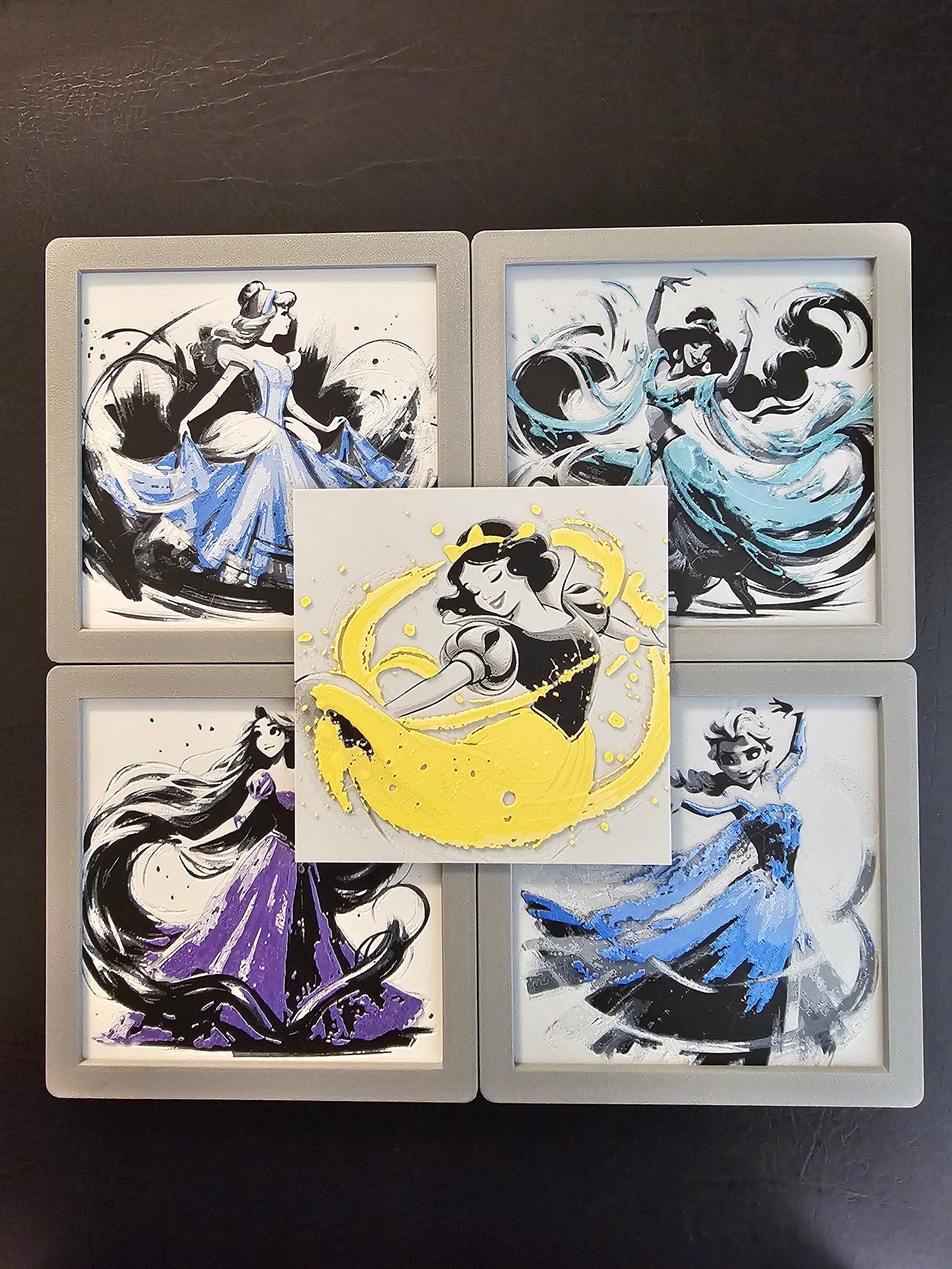 Cinderella 3D Hueforge Art