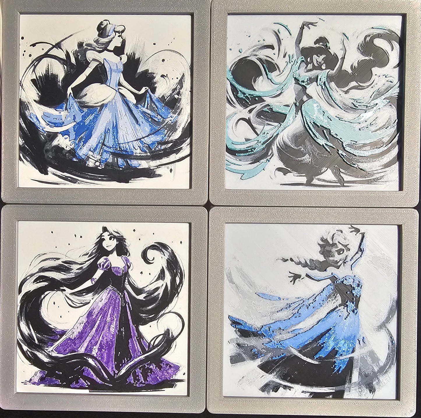 Snow White 3D Hueforge Art