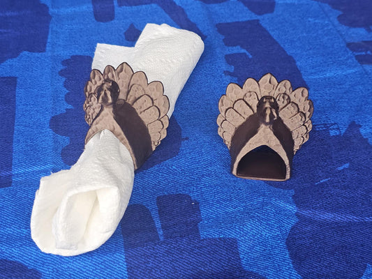 Turkey Napkin Ring set of 5